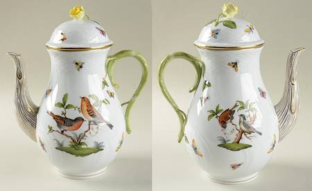 Rothschild Bird (RO) Coffee Pot & Lid
