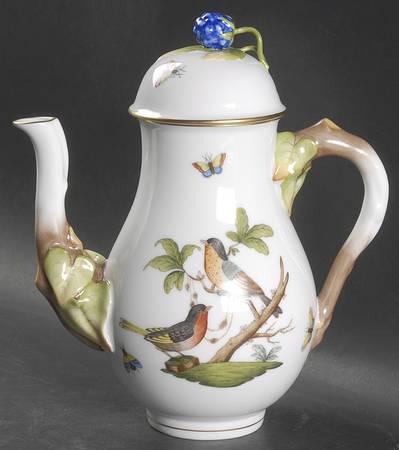 Rothschild Bird (RO) Coffee Pot & Lid