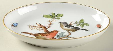 Rothschild Bird (RO) 4" Oval Ashtray