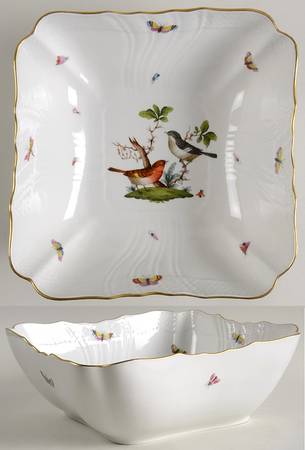 Rothschild Bird (RO) 10" Square Salad Serving Bowl
