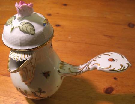 Rothschild Bird (RO) Chocolate Pot & Lid