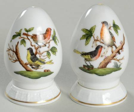 Rothschild Bird (RO) Salt & Pepper Set with Ceramic Stoppers