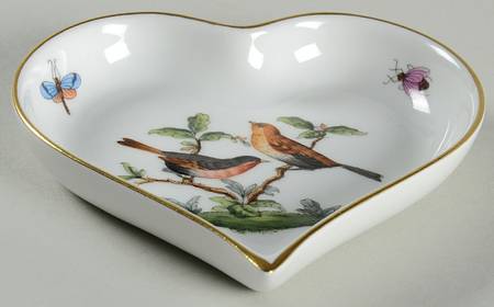 Rothschild Bird (RO) Heart Shaped Tray