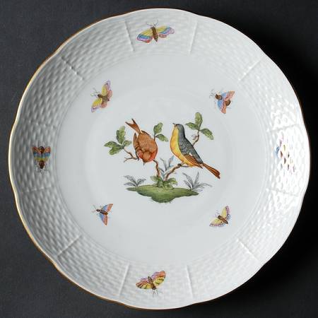 Rothschild Bird (RO) Dessert/Pie Plate