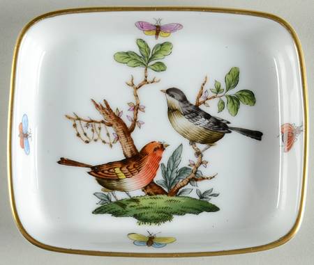 Rothschild Bird (RO) 3" Rectangular Ashtray