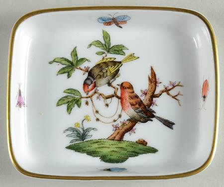 Rothschild Bird (RO) 3" Rectangular Ashtray