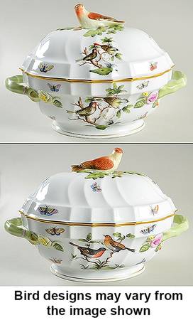 Rothschild Bird (RO) Oval Tureen & Lid