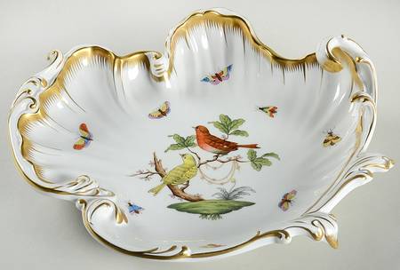 Rothschild Bird (RO) Rococo/Wave Dish