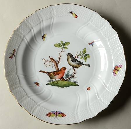 Rothschild Bird (RO) Dinner Plate by Herend