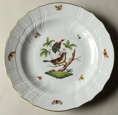 Rothschild Bird (RO) Dinner Plate by Herend