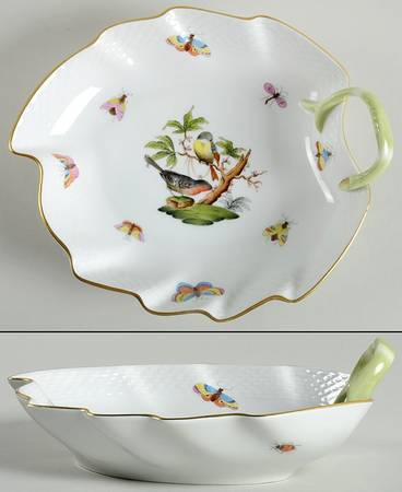 Rothschild Bird (RO) 7" Leaf Dish