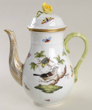 Rothschild Bird (RO) Coffee Pot & Lid