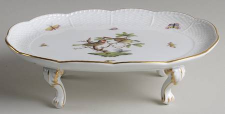 Rothschild Bird (RO) 10" 4 Toed Oval Tray