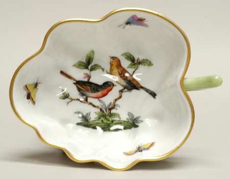 Rothschild Bird (RO) 4" Leaf Dish