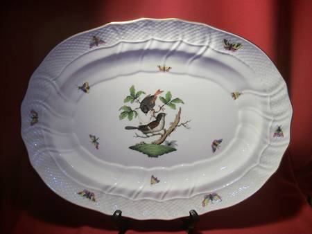 Rothschild Bird (RO) 15" Oval Serving Platter