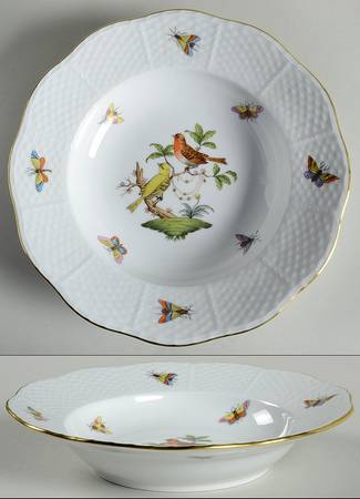 Rothschild Bird (RO) Rim Soup Bowl