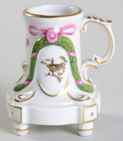 Rothschild Bird (RO) Handled Candleholder