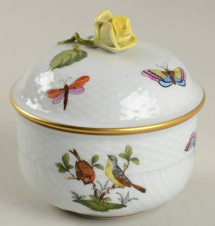 Rothschild Bird (RO) Mini Sugar Bowl & Lid
