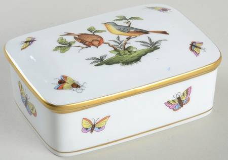 Rothschild Bird (RO) Cigarette Box & Lid