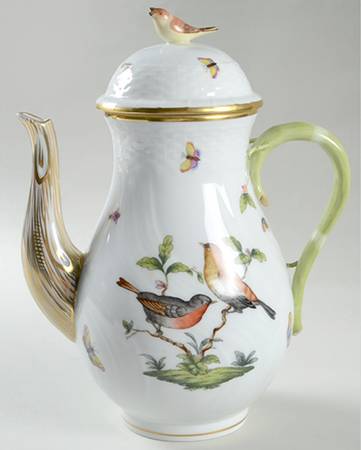 Rothschild Bird (RO) Coffee Pot & Lid