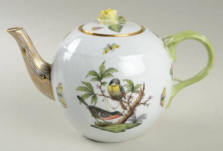 Rothschild Bird (RO) Teapot & Lid