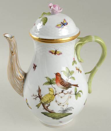 Rothschild Bird (RO) Coffee Pot & Lid