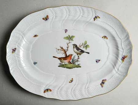 Rothschild Bird (RO) 15" Oval Serving Platter