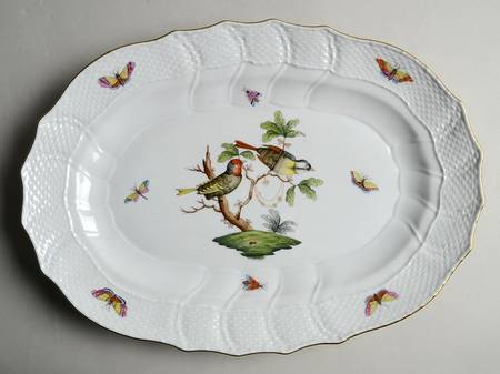 Rothschild Bird (RO) 13" Oval Serving Platter