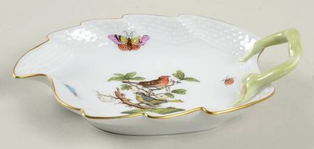 Rothschild Bird (RO) 5" Leaf Dish