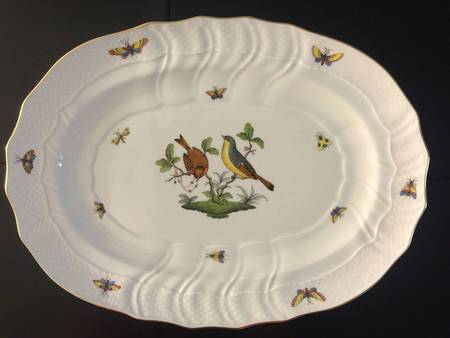 Rothschild Bird (RO) 15" Oval Serving Platter