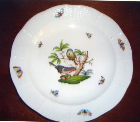 Rothschild Bird (RO) Dinner Plate