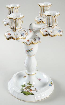 Rothschild Bird (RO) 8 3/4" 4 Light Candlestick (Uses 4 Lt Arm)