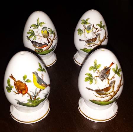 Rothschild Bird (RO) Salt & Pepper Set with Ceramic Stoppers