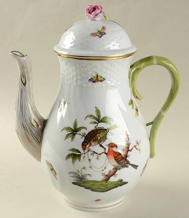 Rothschild Bird (RO) Coffee Pot & Lid