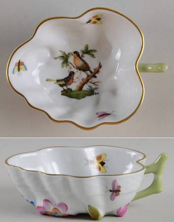 Rothschild Bird (RO) 4" Leaf Dish