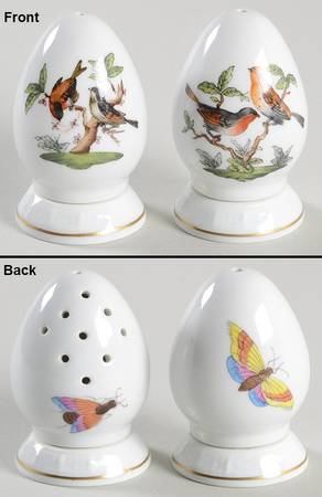 Rothschild Bird (RO) Salt & Pepper Set with Ceramic Stoppers