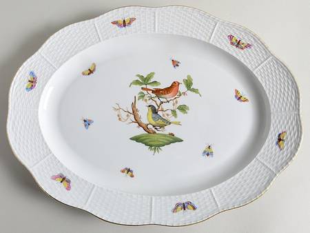 Rothschild Bird (RO) 14" Oval Serving Platter
