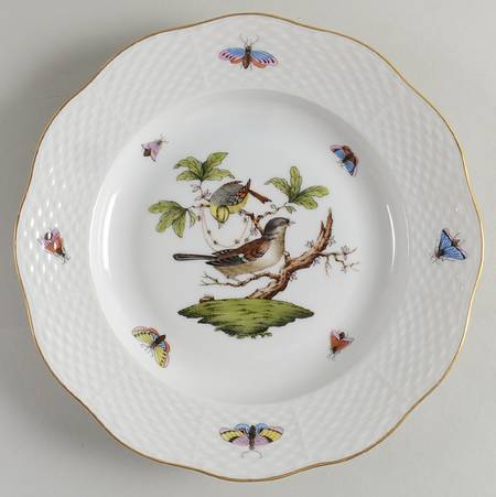 Rothschild Bird (RO) Dessert/Pie Plate