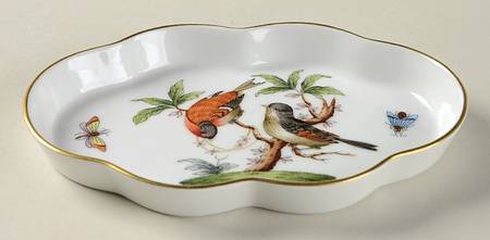Rothschild Bird (RO) 5" Scalloped Tray