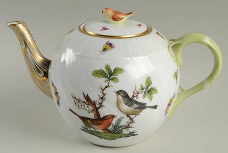 Rothschild Bird (RO) Individual Teapot & Lid