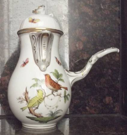 Rothschild Bird (RO) Chocolate Pot & Lid