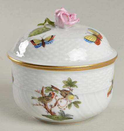 Rothschild Bird (RO) Mini Sugar Bowl & Lid