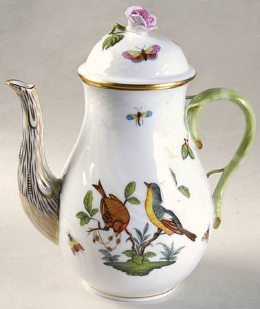 Rothschild Bird (RO) Coffee Pot & Lid