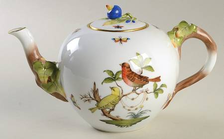 Rothschild Bird (RO) Teapot & Lid
