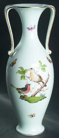 Rothschild Bird (RO) 13" Handled Vase