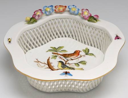 Rothschild Bird (RO) 5" Open Weave Basket
