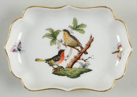 Rothschild Bird (RO) 4" Rectangular Ashtray