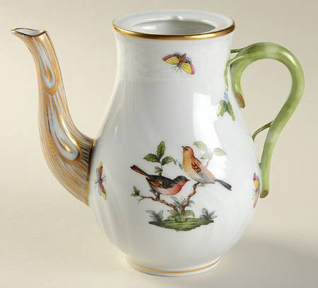 Rothschild Bird (RO) Miniature Coffee Pot No Lid