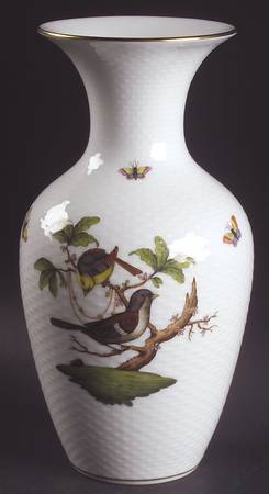 Rothschild Bird (RO) 10" Flared Vase