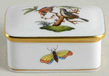 Rothschild Bird (RO) Trinket Box with Lid
